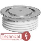 تریستور دیسکی 760 آمپر سمیکرون آلمان SKT760/16 SEMIRKON